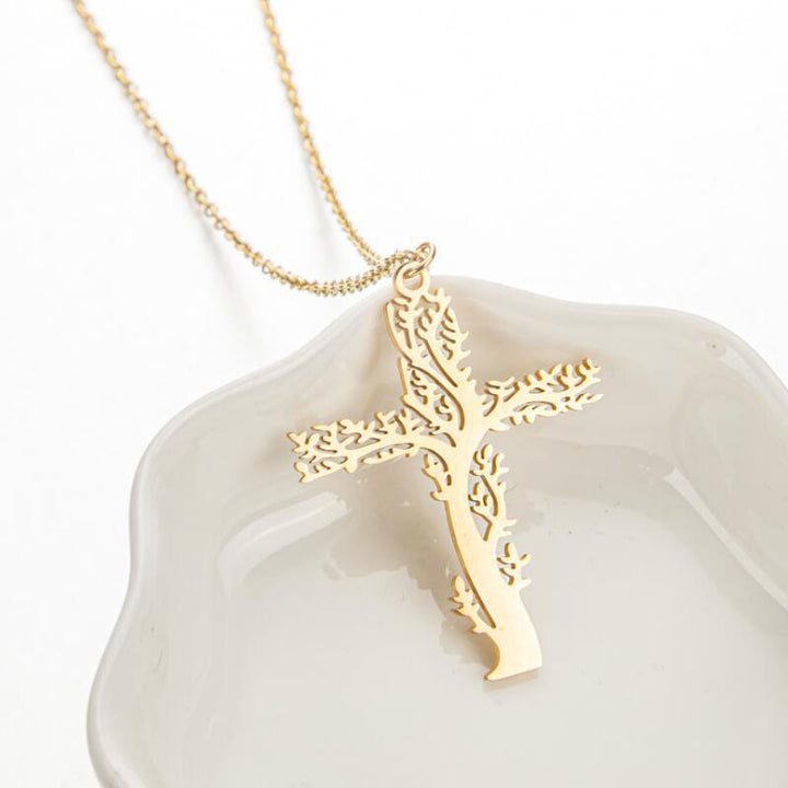 Collier Croix Arbre de Vie Olivenorma 