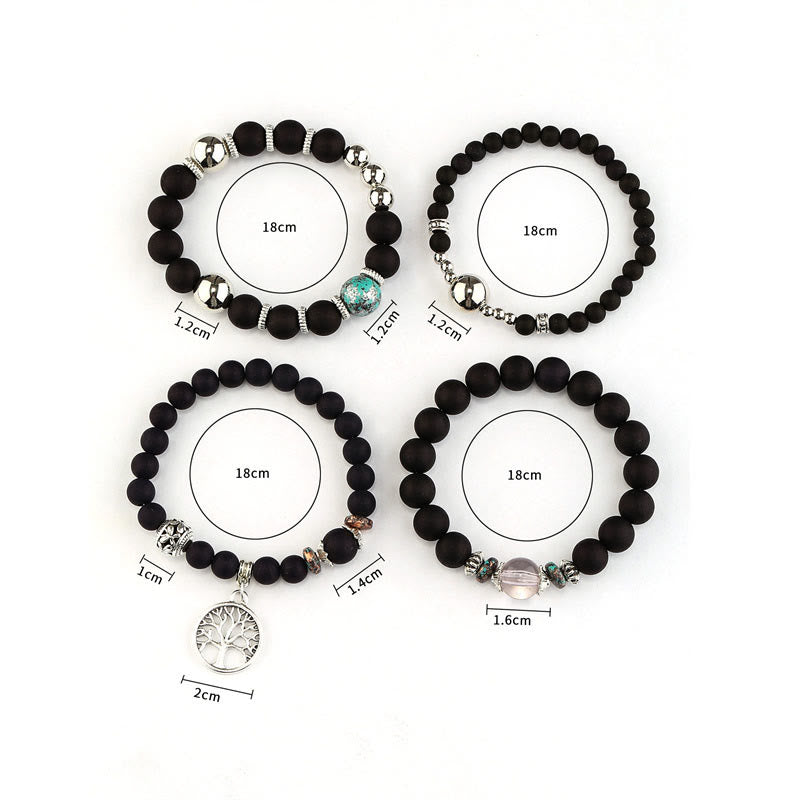 Ensemble de bracelets en perles Olivenorma Bohême Arbre De Vie 