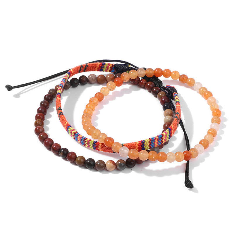 Ensemble de bracelets en cristal turquoise Olivenorma Bohemia Afrique 
