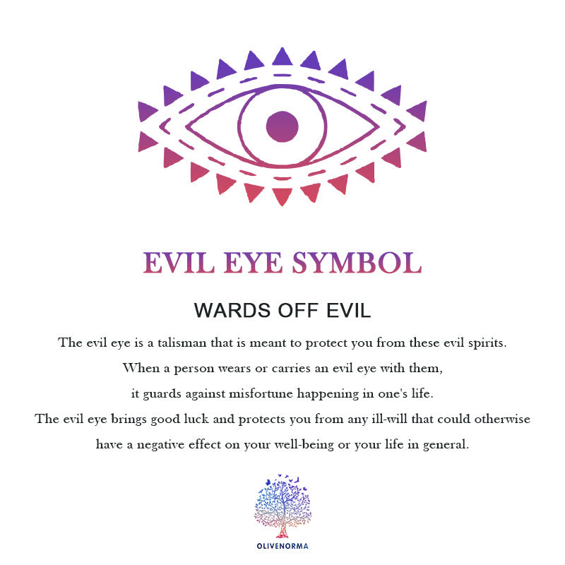 Attrape-rêves Olivenorma Evil Eye Three Circle Noir Blanc 