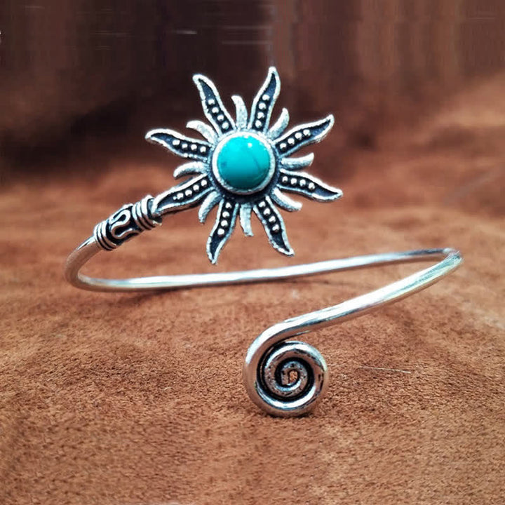 Bracelet créatif rétro tournesol turquoise