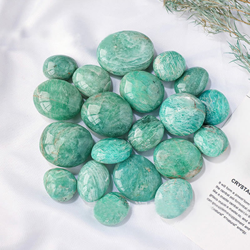Pierre naturelle polie Amazonite Olivenorma