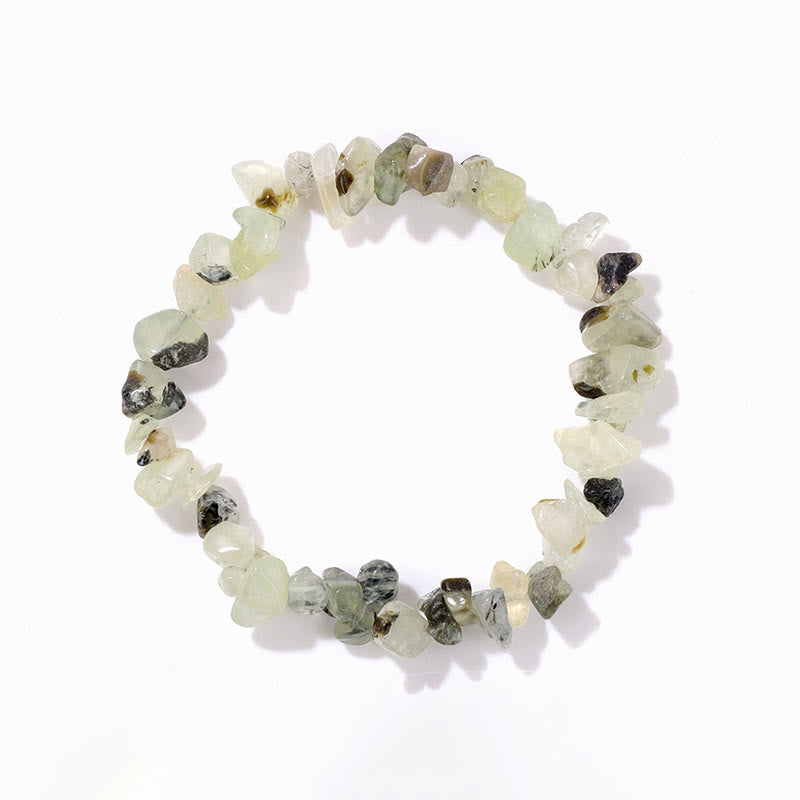 Bracelet en gravier irrégulier naturel coloré Olivenorma 