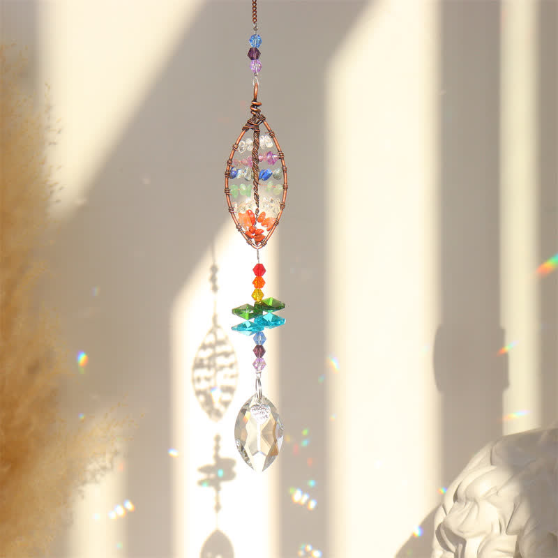 Capteur de soleil Arbre de vie Reiki Chakra Olivenorma 