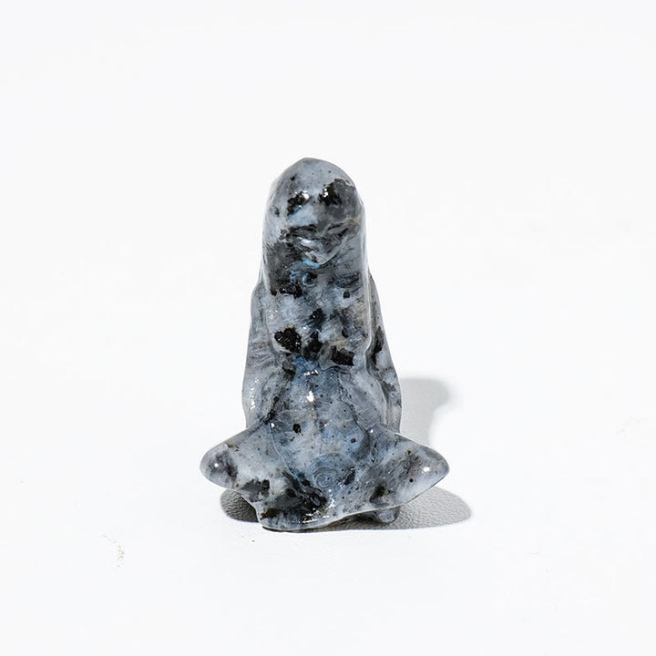 Pierre brute naturelle Olivenorma Déesse Gaia Sculpture Décoration en pierres précieuses - Labradorite - image 22