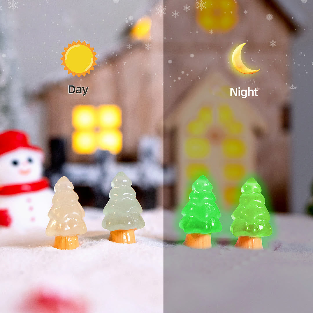 Olivenorma Lot de 5 mini sculptures en cristal pour sapin de Noël Décoration en pierres précieuses 