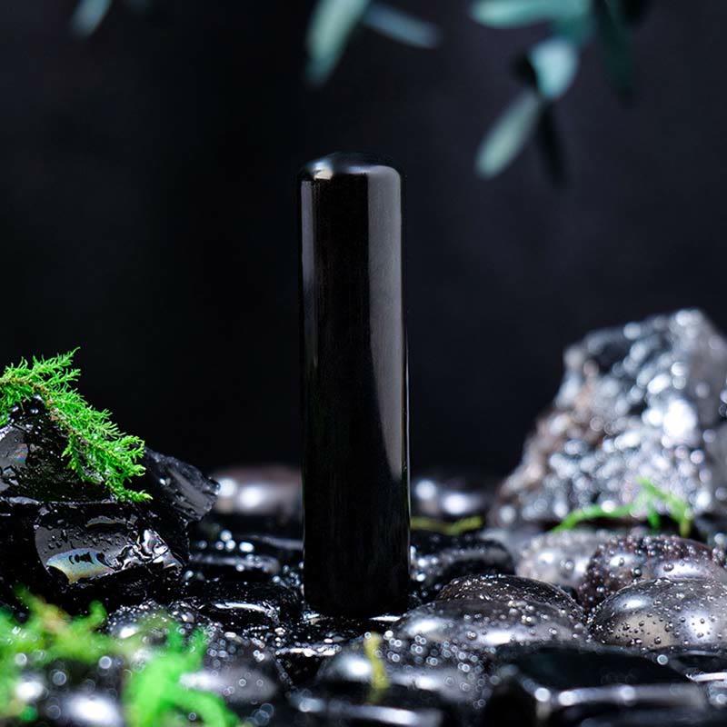 Ornement cylindrique en cristal de chakra naturel Olivenorma Décoration en pierres précieuses