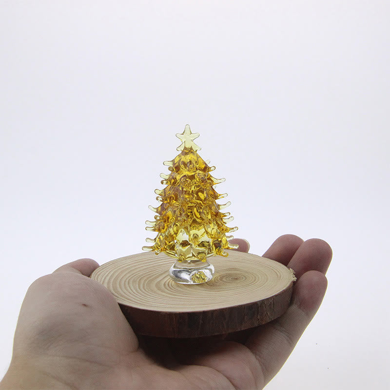 Décoration de Noël en cristal et pierres précieuses pour la maison 