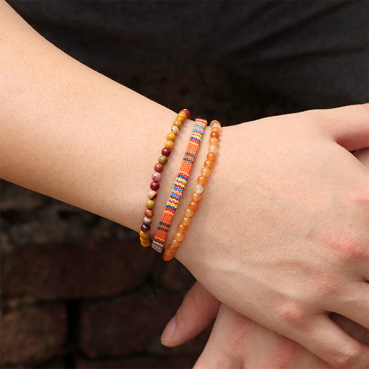 Ensemble de bracelets en cristal turquoise Olivenorma Bohemia Afrique 
