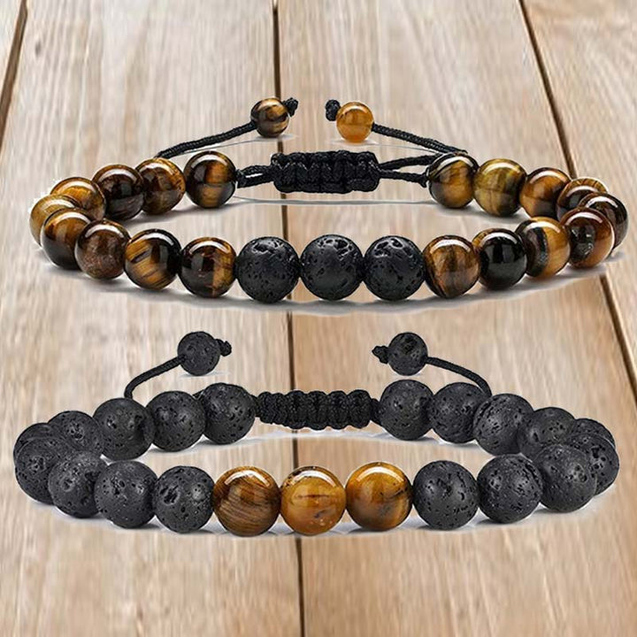 Bracelet de guérison en pierre de cristal naturel