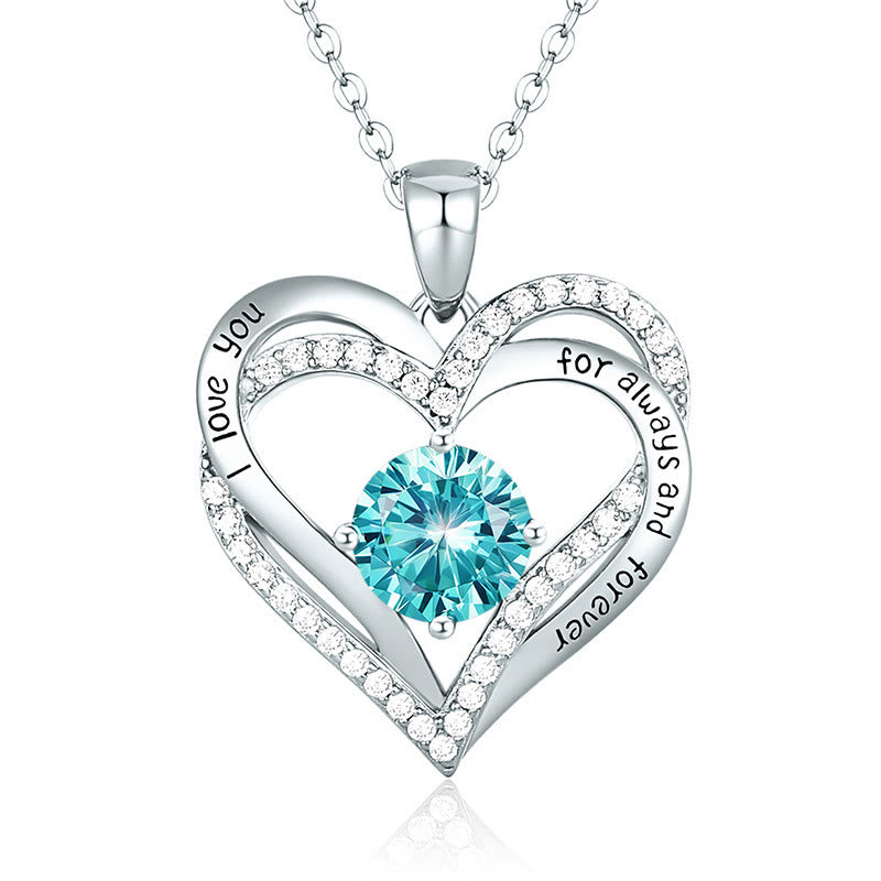 Olivenorma « Je t'aimerai toujours » – Collier cœur pierre de naissance Amour éternel - image 28