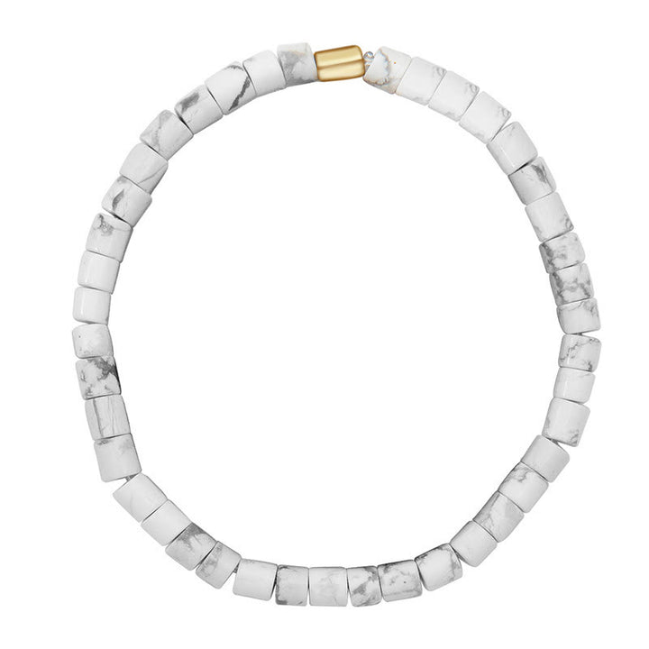 Bracelet ouvert en pierre naturelle de style ethnique bohème Olivenorma