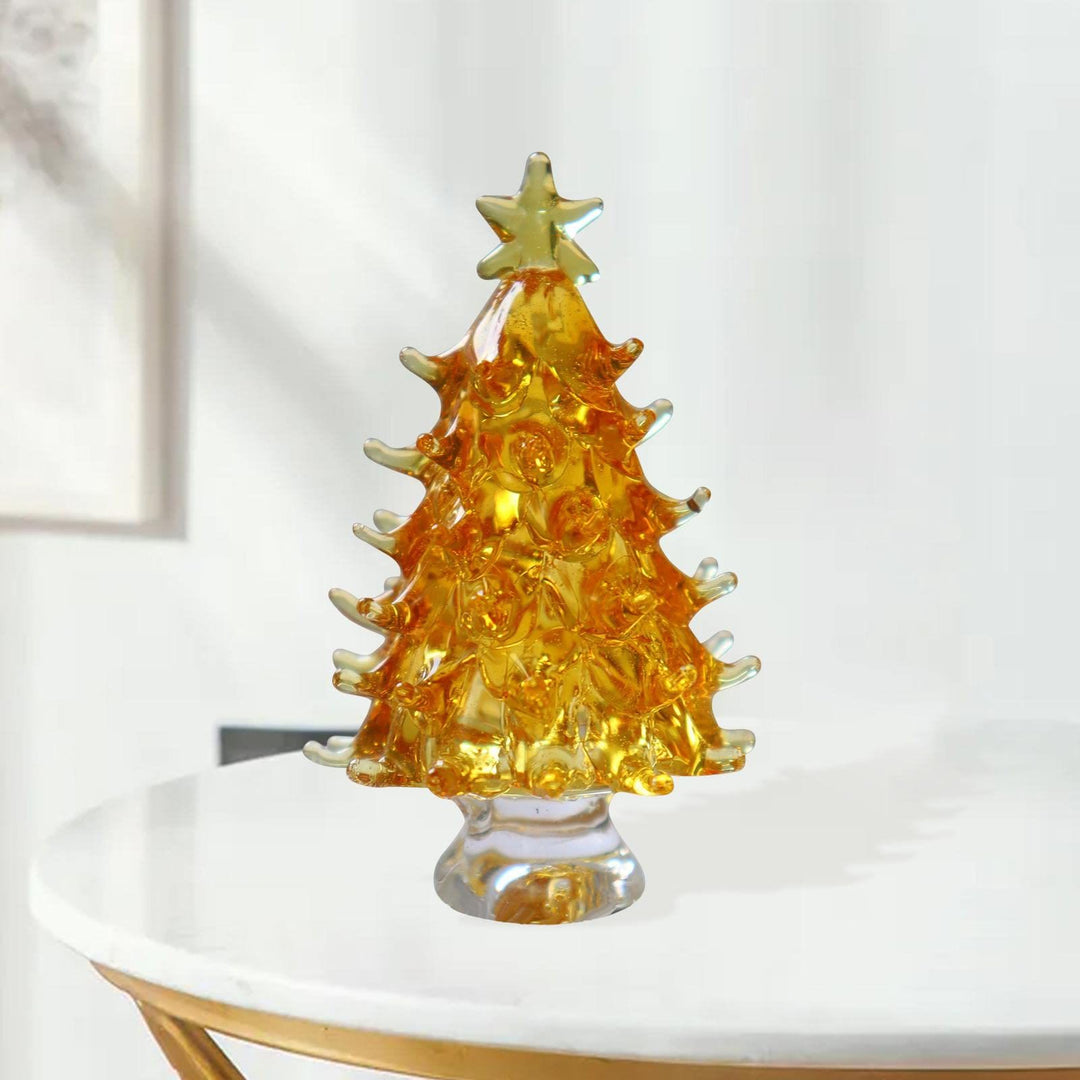 Décoration de Noël en cristal et pierres précieuses pour la maison 