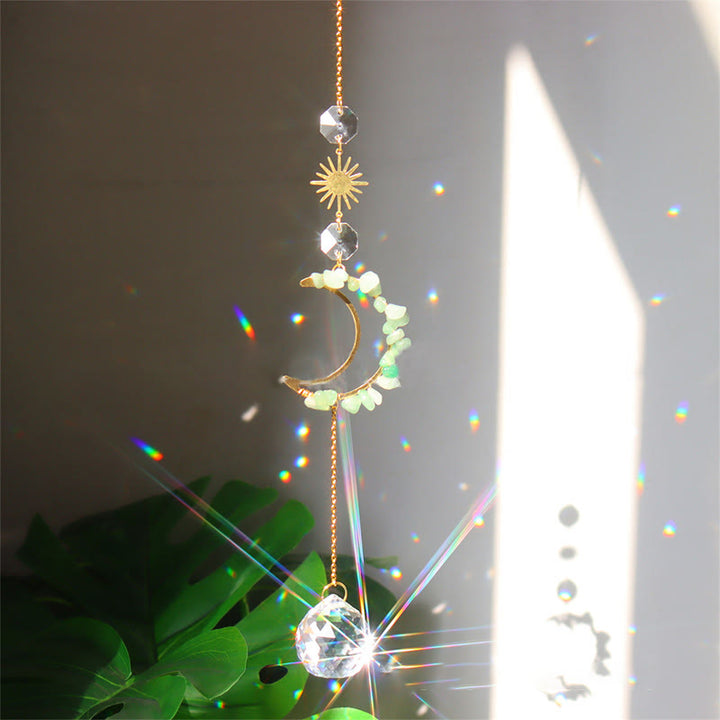 Carillon éolien mural Olivenorma Moon Suncatcher 