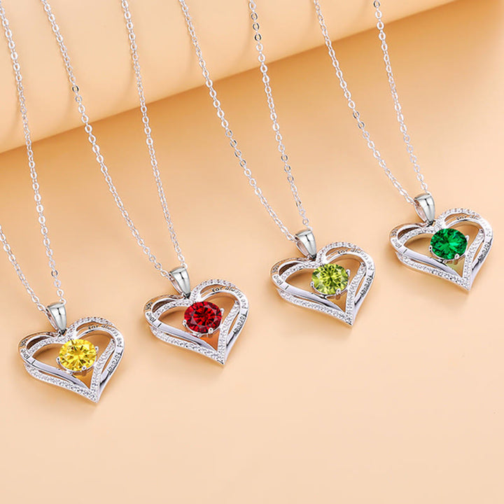 Olivenorma « Je t'aimerai toujours » – Collier cœur pierre de naissance Amour éternel - image 48