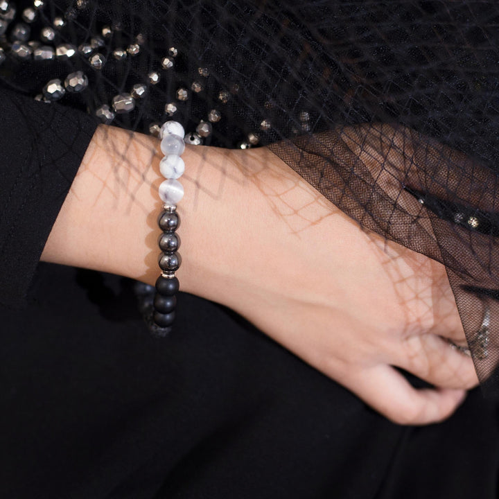Bracelet en cristal triple protection « Force de protection » Olivenorma 