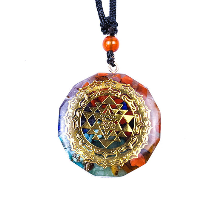 Collier Orgone de Guérison des Chakras Olivenorma