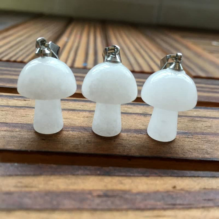 Collier de guérison en forme de champignon d'harmonisation spirituelle Olivenorma 
