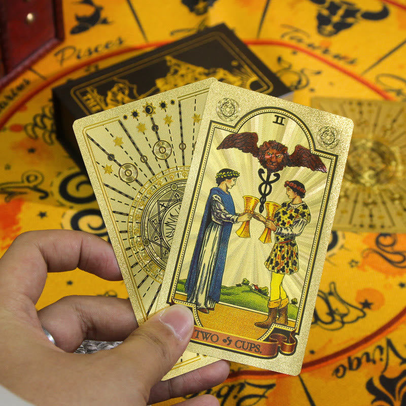 Cartes de tarot Soleil et Lune Olivenorma 80ps "Le Fou" Waite