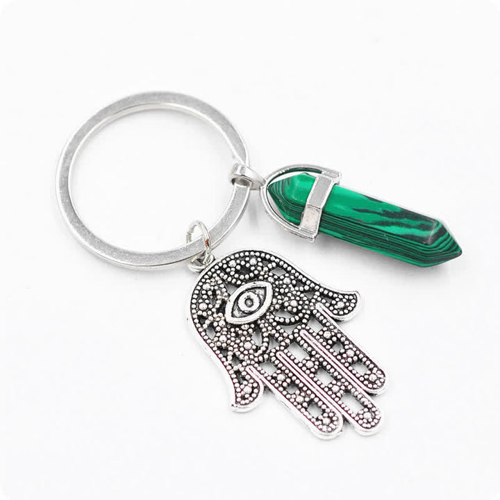 Porte-clés en cristal inspirant en forme de main de Fatima Olivenorma