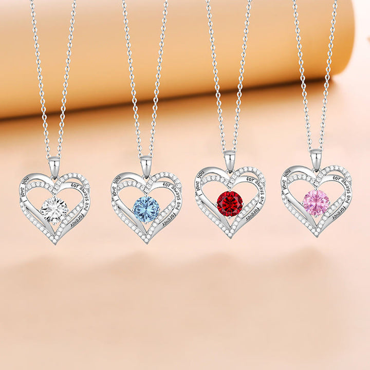 Olivenorma « Je t'aimerai toujours » – Collier cœur pierre de naissance Amour éternel - image 46