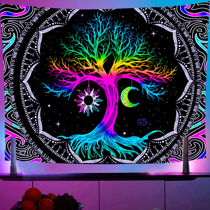 Tapisserie murale violette claire pour dortoir Olivenorma