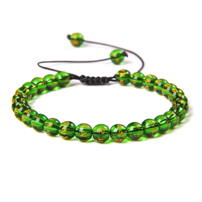 Bracelet tressé en perles de pierre naturelle de 6 mm Olivenorma