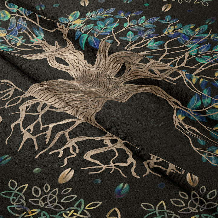 Tapisserie murale mandala colorée arbre de vie Olivenorma 
