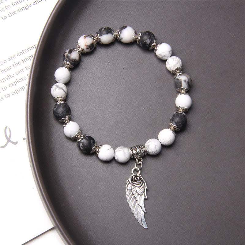 Olivenorma « Peace Energy » – Bracelet Aile en Cristal d'Agate Couleurs 