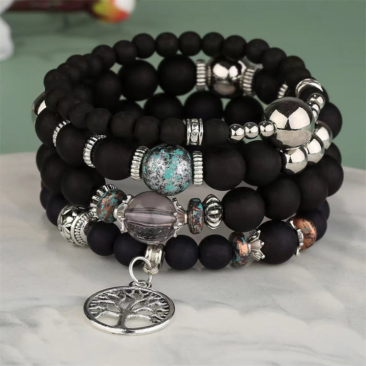 Ensemble de bracelets en perles Olivenorma Bohême Arbre De Vie 