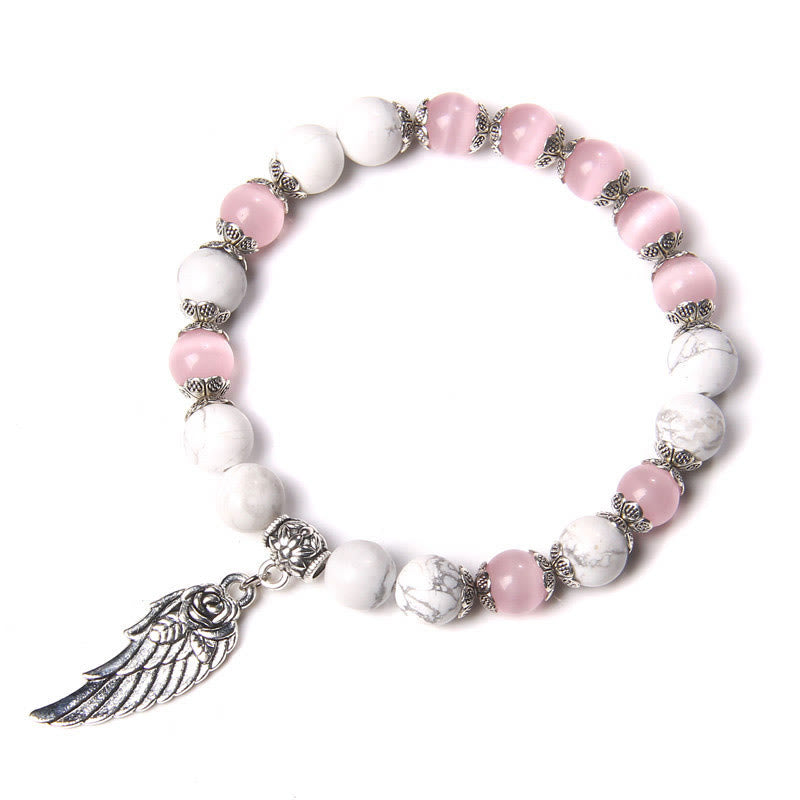 Olivenorma « Peace Energy » – Bracelet Aile en Cristal d'Agate Couleurs 