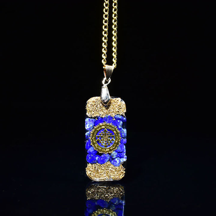 Olivenorma Raise Consciousness - Collier d'énergie orgone en lapis-lazuli - image 4