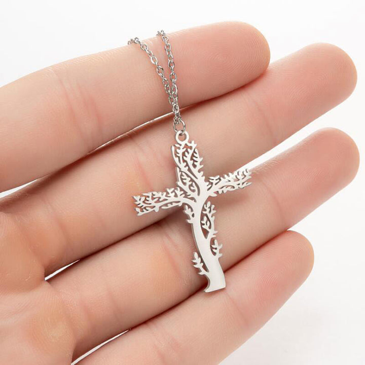 Collier Croix Arbre de Vie Olivenorma 