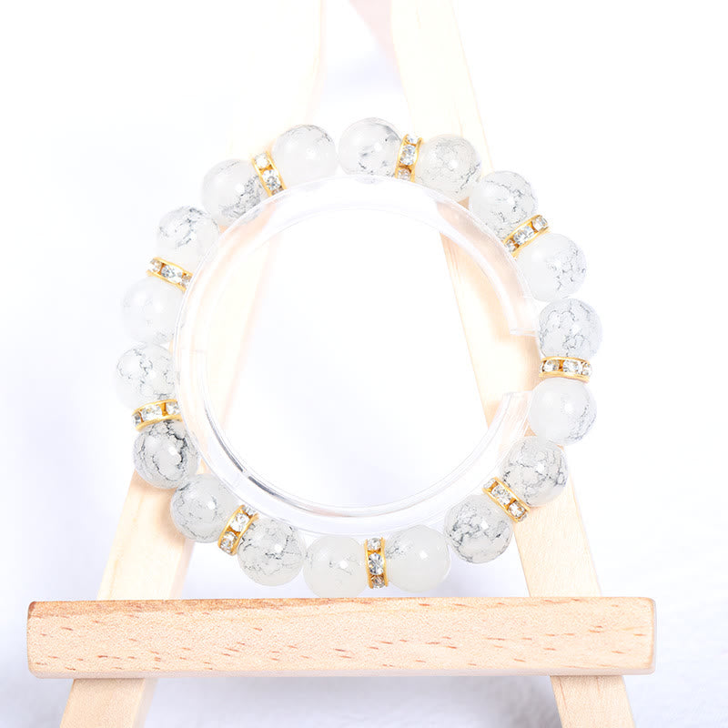 Ensemble de bracelets à quatre rangs de perles Evil Eye Hamsa Olivenorma 