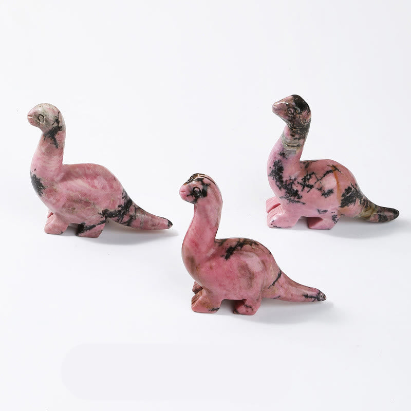 Olivenorma 2,5 pouces Cristal Dinosaure Home Doctor Décoration en pierres précieuses 