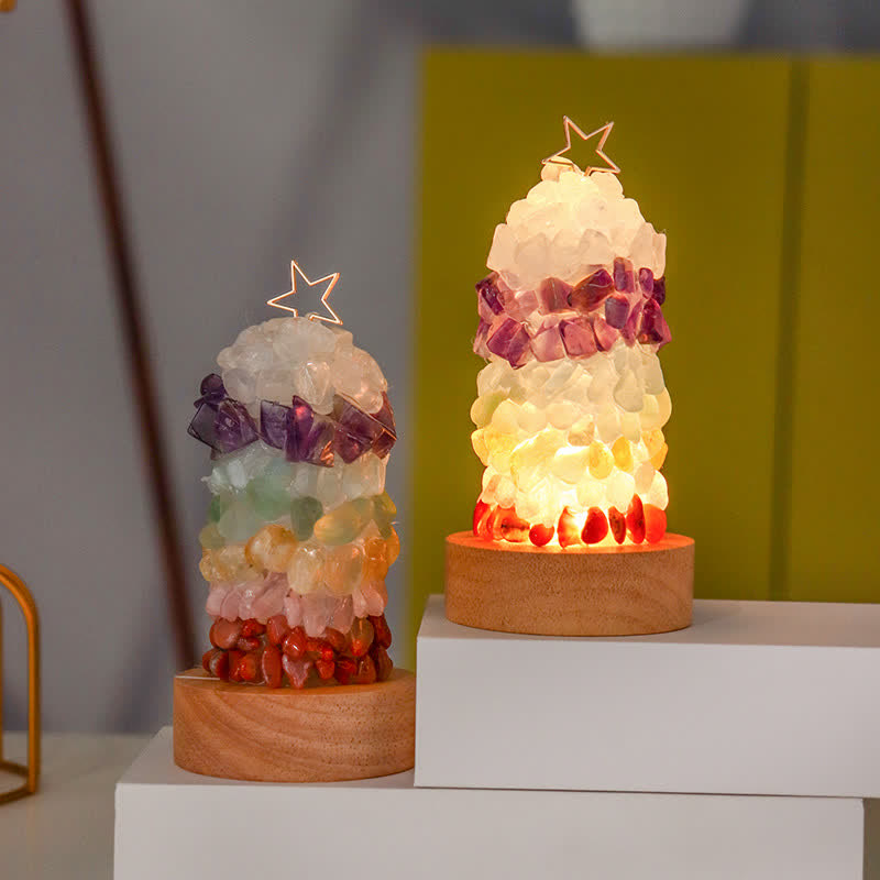 Lampe de Noël Olivenorma Chakra Star Little Tower