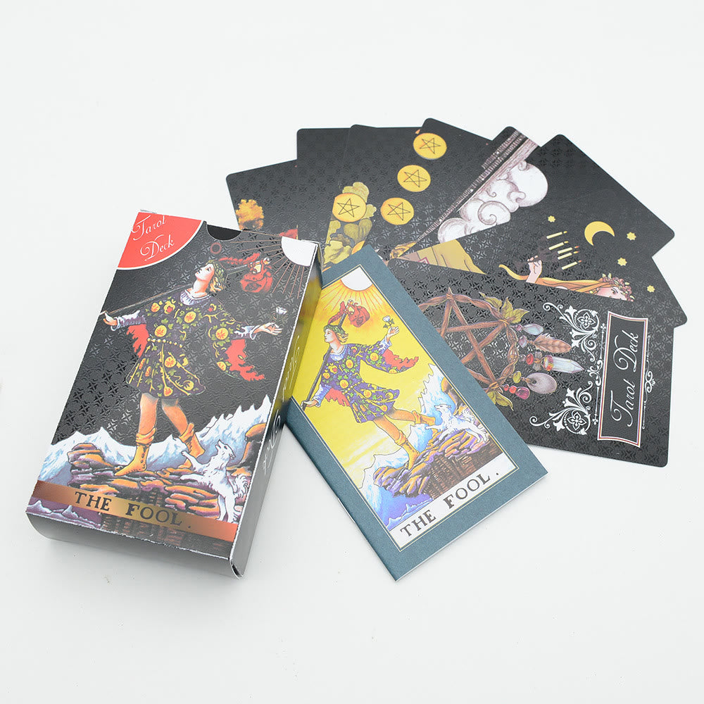 Cartes du jeu de tarot Olivenorma Black Triangle Evil Eye