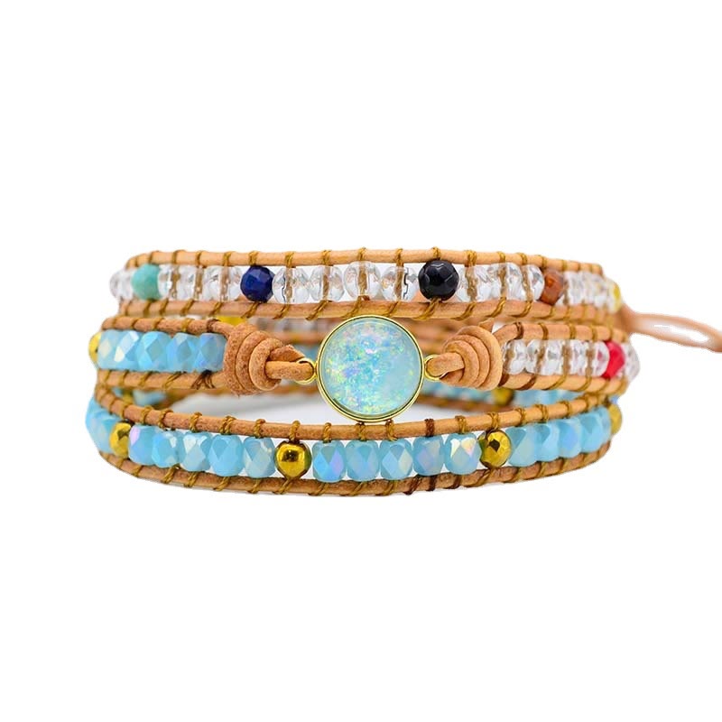 Bracelet en pierre d'opale naturelle de guérison