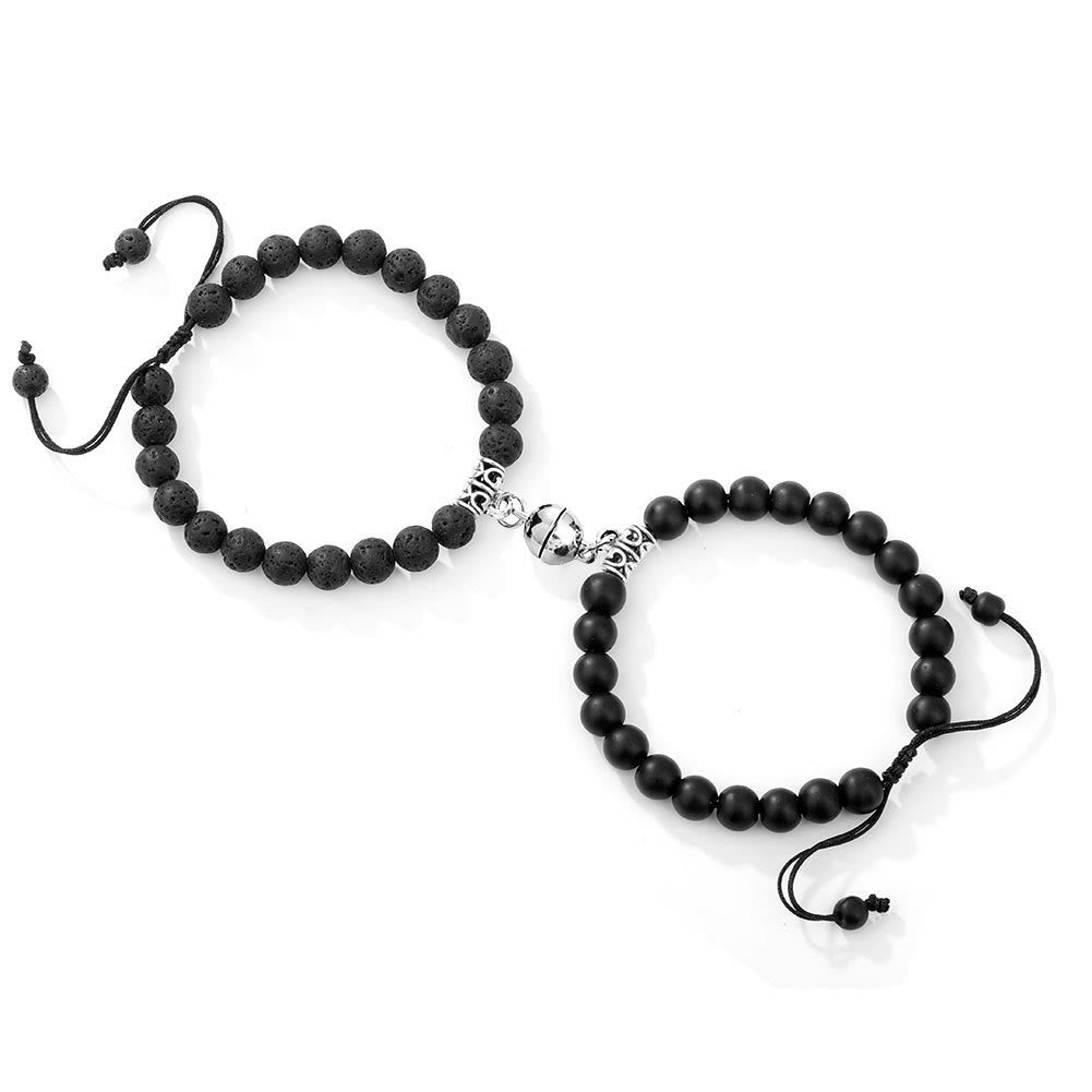 Ensemble de 2 bracelets magnétiques Olivenorma pour couple 