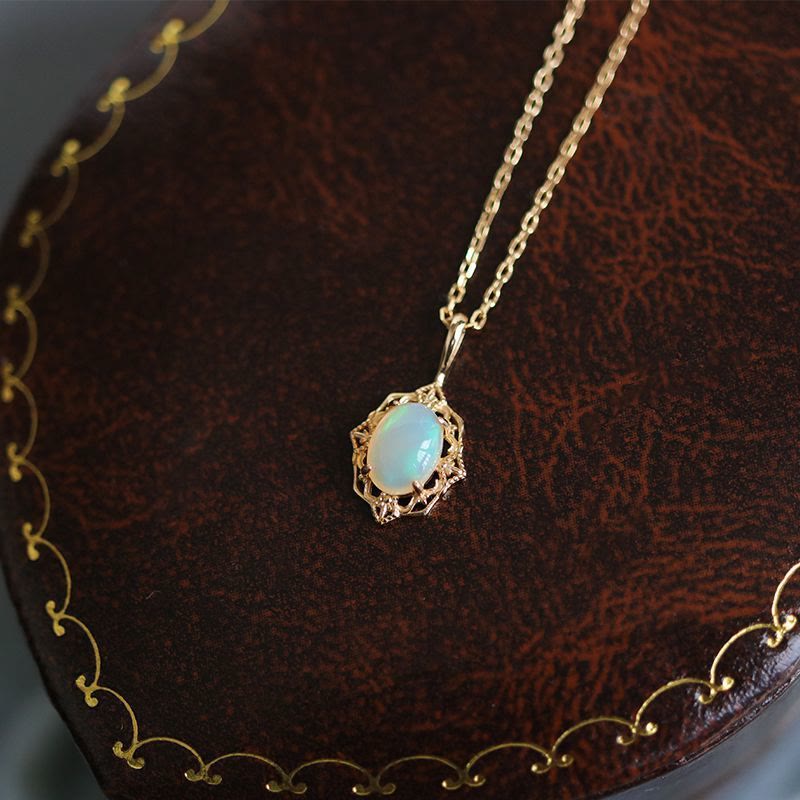 Collier ajustable en argent sterling avec dentelle de style vintage Olivenorma 