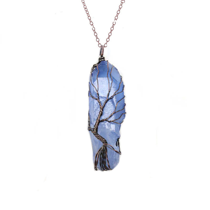 Olivenorma « Énergie de Vie » – Collier en cristal Arbre de vie 
