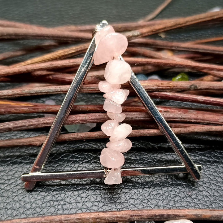 Olivenorma Cristal Triangle Gravier Géométrique Accessoires pour Cheveux Peigne Épingle à Cheveux 