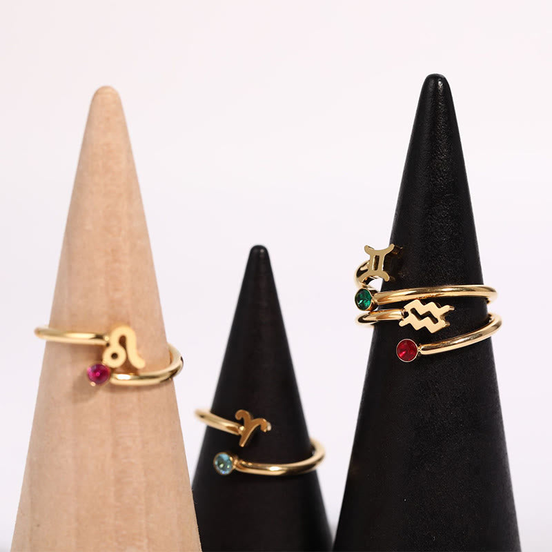 Bague carte cadeau Olivenorma avec pierre de naissance du zodiaque - image 38