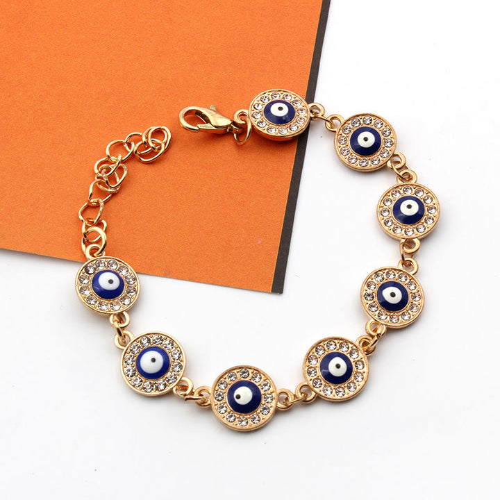 Bracelet en or contre le mauvais œil « Always Protected » Olivenorma