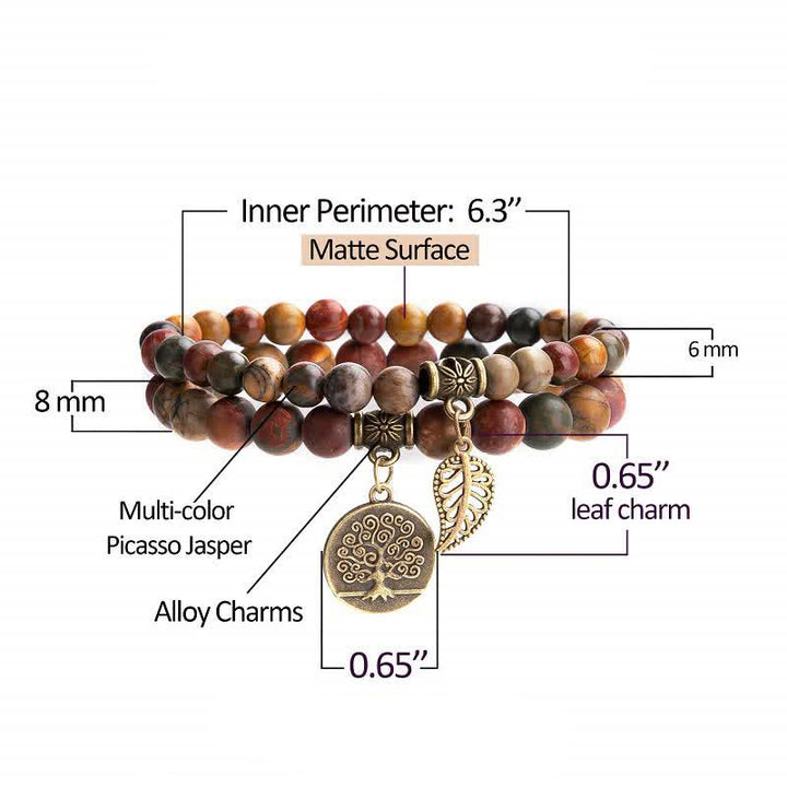Bracelet calme et paix en jaspe photo Olivenorma