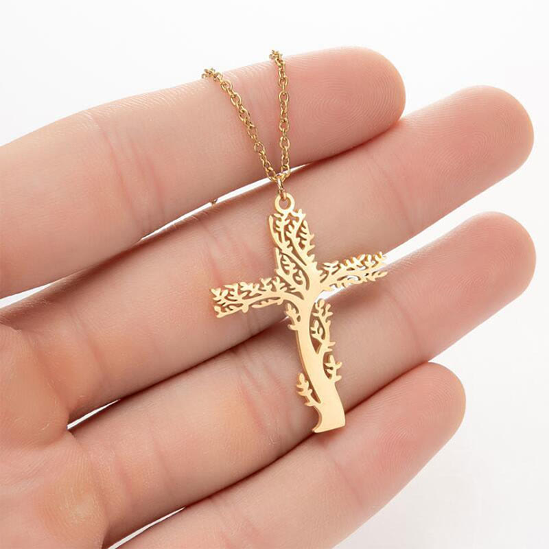 Collier Croix Arbre de Vie Olivenorma 