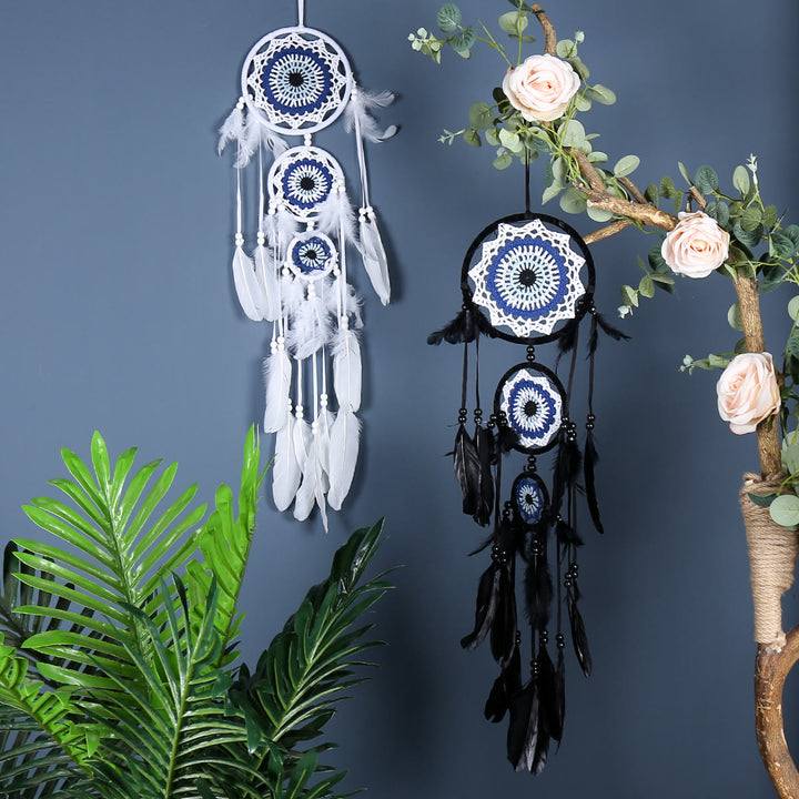 Attrape-rêves Olivenorma Evil Eye Three Circle Noir Blanc 