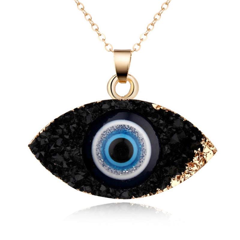 Collier énergétique contre le mauvais œil en quartz clair Olivenorma - Obsidienne - image 2