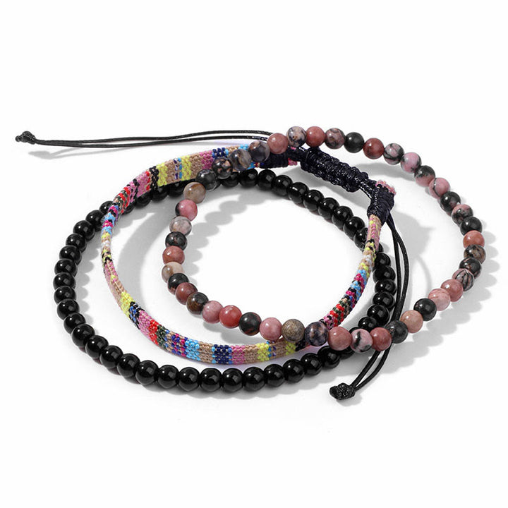 Ensemble de bracelets en cristal turquoise Olivenorma Bohemia Afrique 