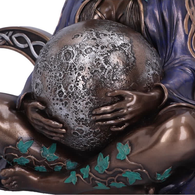 Décoration de statue de déesse de la triple lune Olivenorma